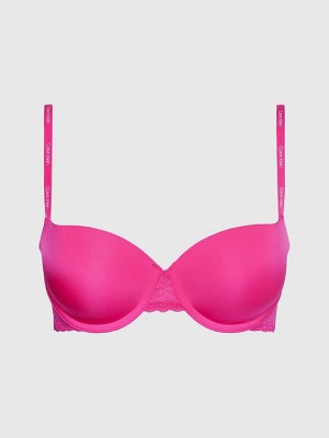 Pink Calvin Klein Balconette - Flirty Women Bra | TGHS-81540