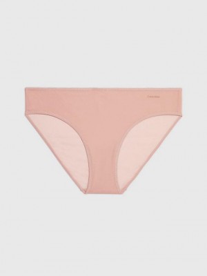 Pink Calvin Klein Bikini - Sheer Marquisette Women Briefs | DICV-94287