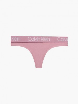 Pink Calvin Klein Body Women Thong | SFZR-79456