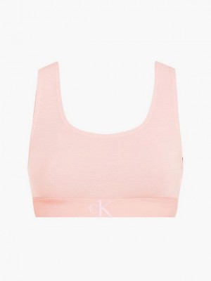 Pink Calvin Klein CK One Women Bra | OIPB-49258