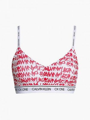 Pink Calvin Klein CK One Women Bra | TQWZ-47319