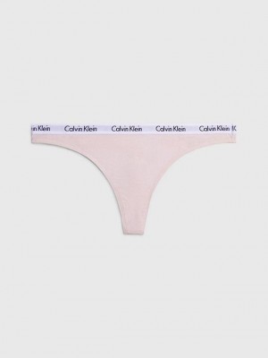 Pink Calvin Klein Carousel Women Thong | HATP-85936