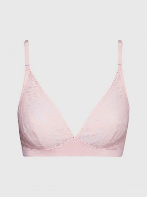Pink Calvin Klein Maternity - Ultra Soft Lace Women Bra | MOEH-02576