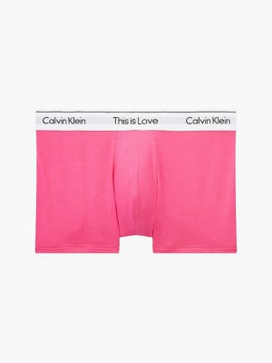 Pink Calvin Klein Pride Men Briefs | GZRM-25093