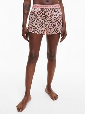 Pink Calvin Klein Pyjama - CK One Women Shorts | MFEC-61298