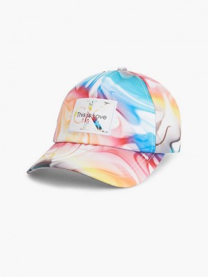 Pink Calvin Klein Recycled Polyester - Pride Men Cap | BWXL-93048