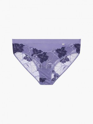 Purple Calvin Klein Bikini - Perfectly Fit Flex Women Briefs | RCBJ-80756
