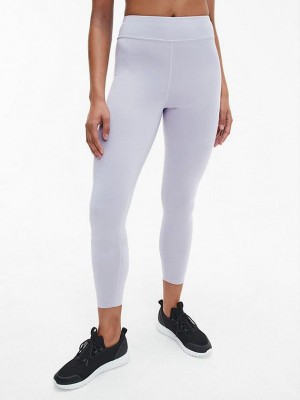 Purple Calvin Klein Gym Women Leggings | IMEH-39548