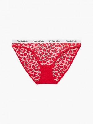 Red Calvin Klein Bikini - Carousel Women Briefs | IJQE-62831