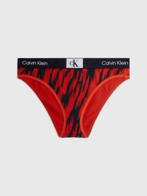 Red Calvin Klein Bikini - Ck96 Women Briefs | UHGA-75624
