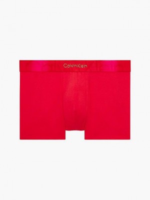 Red Calvin Klein Embossed Icon Men Briefs | LQUV-60514