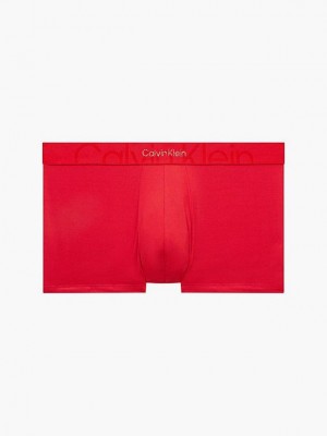 Red Calvin Klein Low Rise - Embossed Icon Men Briefs | UJTH-27684