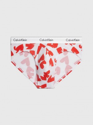 Red Calvin Klein Modern Cotton Men Briefs | KBJV-31807