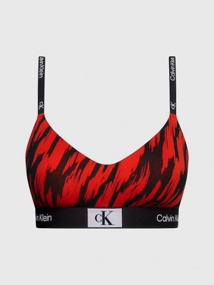 Red Calvin Klein String - Ck96 Women Bra | IHKZ-29850