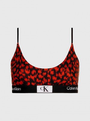 Red Calvin Klein String - Ck96 Women Bra | SYPF-96374