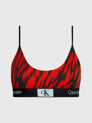 Red Calvin Klein String - Ck96 Women Bra | AROI-98026
