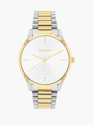 Silver Calvin Klein Iconic Men Watch | KMWJ-35721