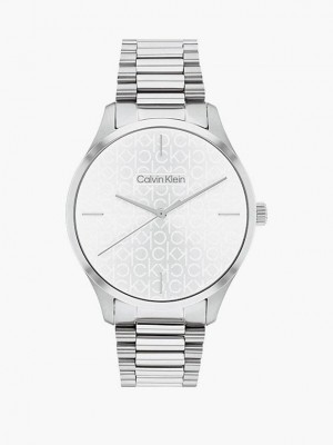 Silver Calvin Klein Iconic Women Watch | IKMD-65427