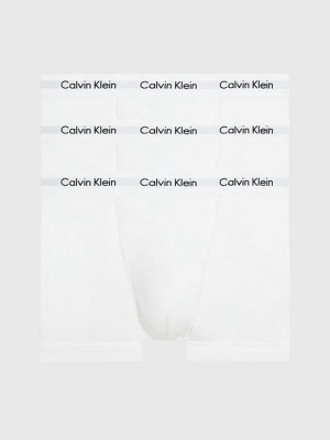 White Calvin Klein 3 Pack - Cotton Stretch Men Briefs | ITLO-61927