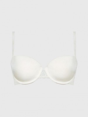 White Calvin Klein Balconette - Flirty Women Bra | WJUR-30625