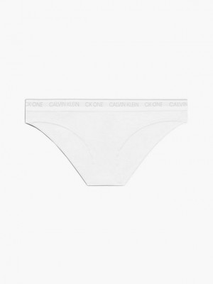 White Calvin Klein Bikini - CK One Women Briefs | WUQJ-76308