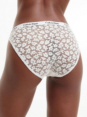 White Calvin Klein Bikini - Carousel Women Briefs | DHAR-14326