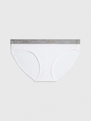 White Calvin Klein Bikini - Radiant Cotton Women Briefs | IBDT-31095