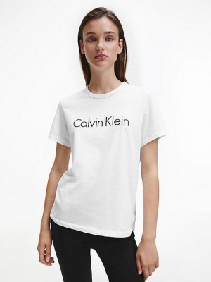 White Calvin Klein Pyjama - Comfort Cotton Women Top | MSPX-73980