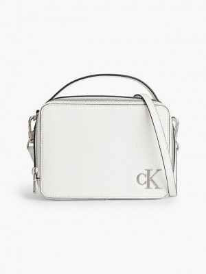 White Calvin Klein Recycled Crossbody Women Bags | MKXT-14597
