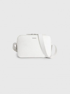 White Calvin Klein Recycled Crossbody Women Bags | OAEZ-35416