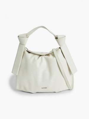 White Calvin Klein Recycled Crossbody Women Bags | EQTZ-05136
