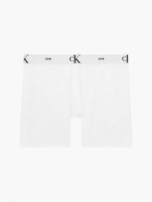 White Calvin Klein Slim Fit Boxers - CK One Men Briefs | MPVK-95708