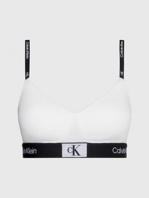 White Calvin Klein String - Ck96 Women Bra | CWOB-96812