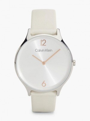 White Calvin Klein Timeless 2h Women Watch | SYEI-95841