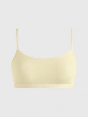 Yellow Calvin Klein String - Form To Body Women Bra | SKNJ-35162