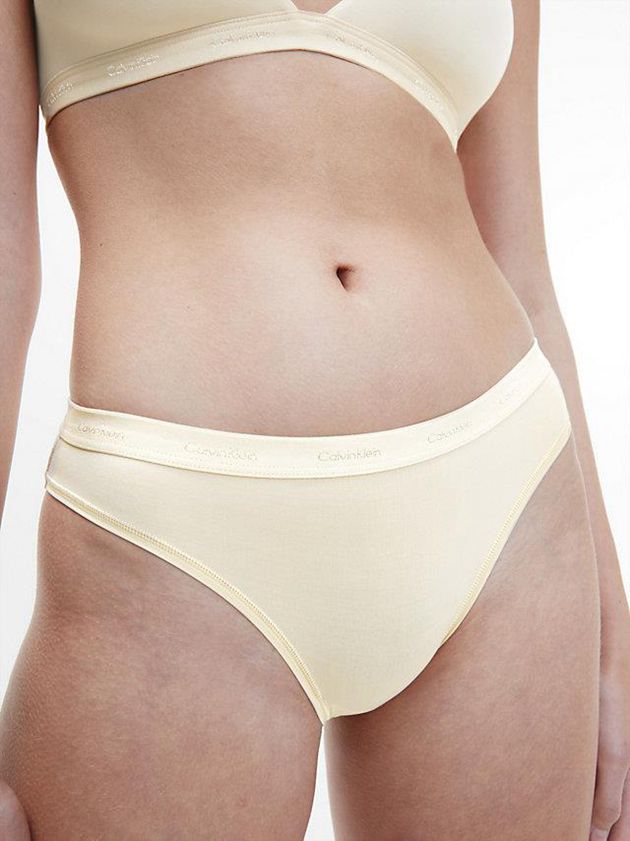 Beige Calvin Klein Bikini - Form To Body Women Briefs | UFZM-27149