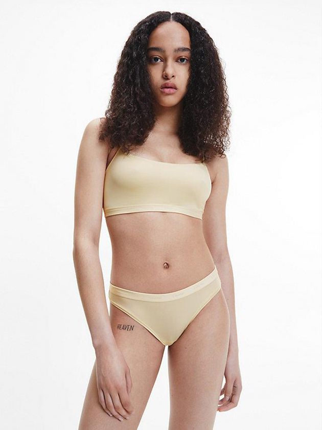Beige Calvin Klein Bikini - Form To Body Women Briefs | UFZM-27149