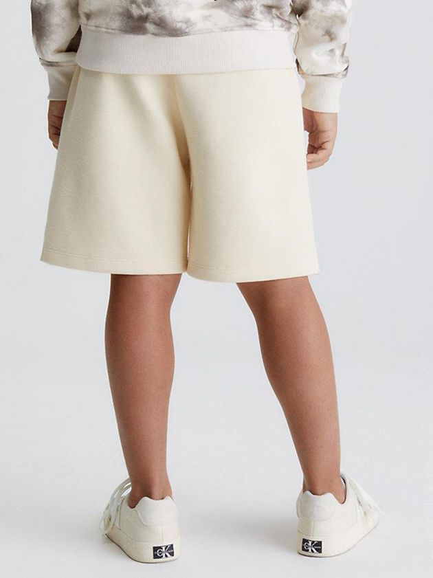 Beige Calvin Klein Interlock Pique Boys's Shorts | WAGL-50263