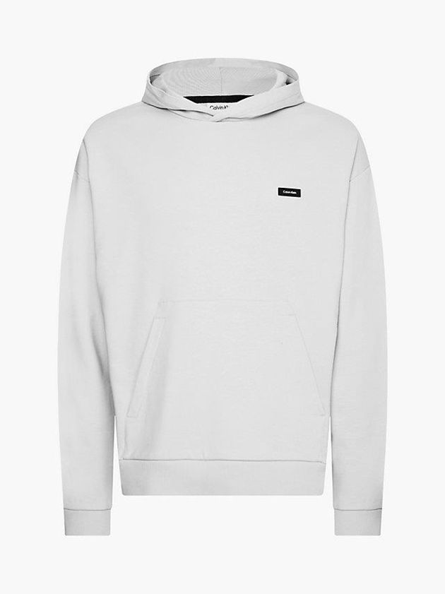 Beige Calvin Klein Organic Cotton Men Hoodie | VGOQ-14256