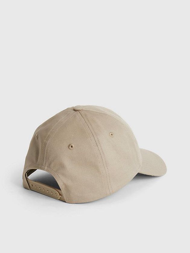 Beige Calvin Klein Organic Cotton Twill Women Cap | LEAV-40768