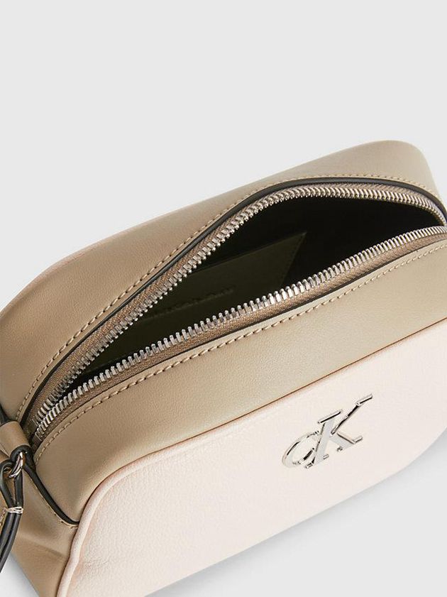 Beige Calvin Klein Recycled Crossbody Women Bags | WSDF-81754