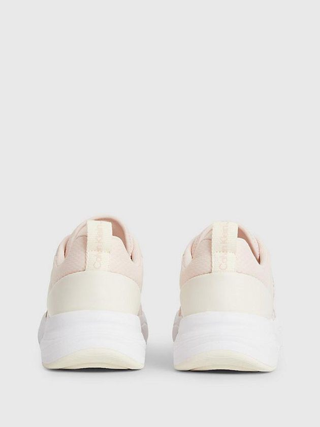 Beige Calvin Klein Recycled Mesh Women Sneakers | MCTP-94380