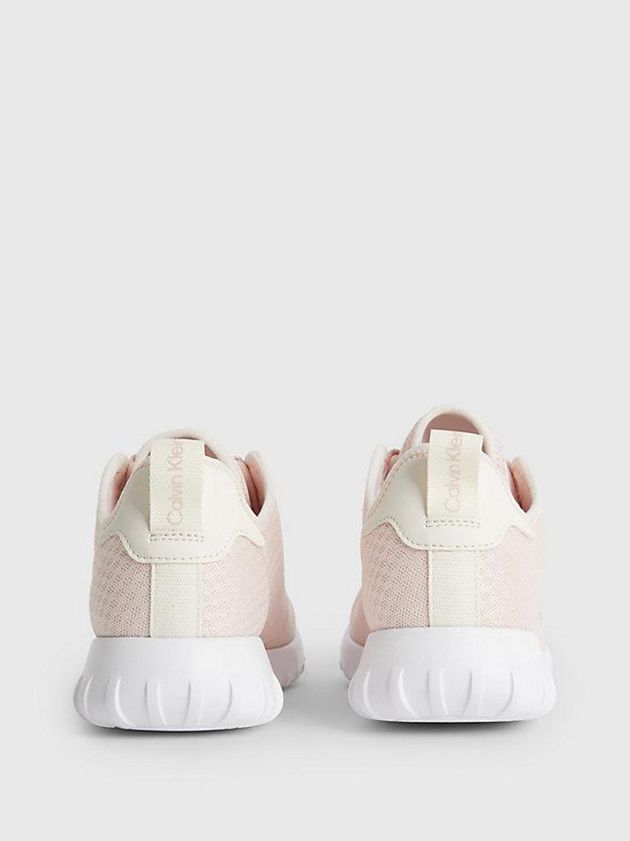 Beige Calvin Klein Recycled Mesh Women Sneakers | BPIG-39478