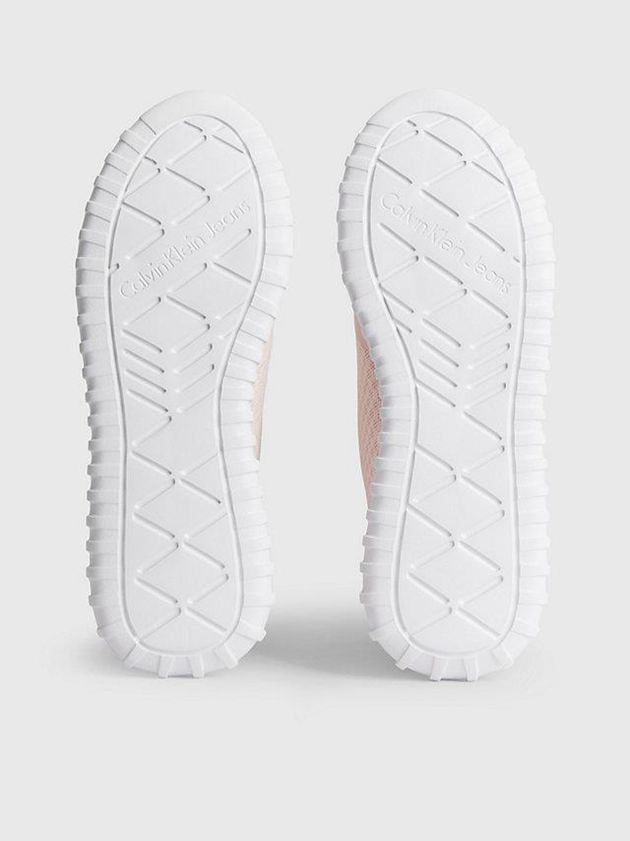 Beige Calvin Klein Recycled Mesh Women Sneakers | BPIG-39478