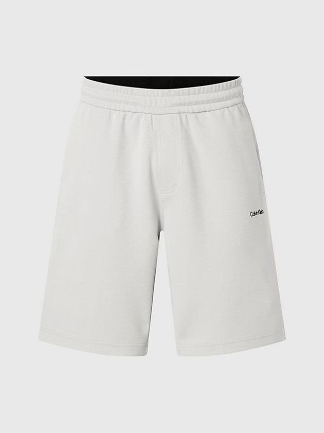 Beige Calvin Klein Recycled Polyester Jogger Men Shorts | CNBU-16247
