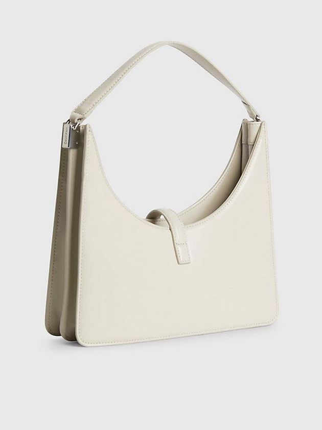 Beige Calvin Klein Small Recycled Shoulder Women Bags | VDTW-62548