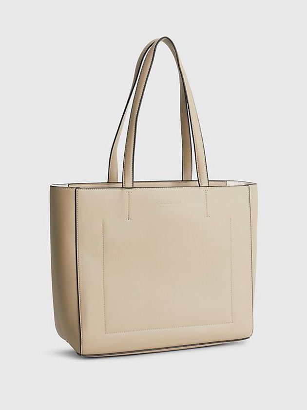 Beige Calvin Klein Tote Women Bags | HSZY-84712