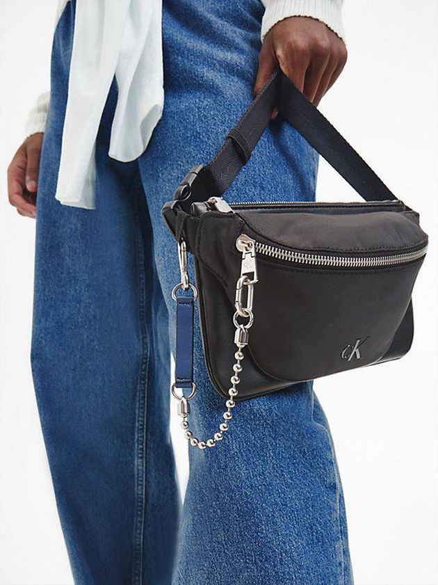 Black Calvin Klein 2-In-1 Bum Women Bags | IBEZ-28549