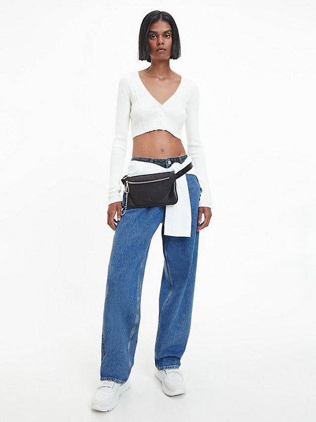 Black Calvin Klein 2-In-1 Bum Women Bags | IBEZ-28549