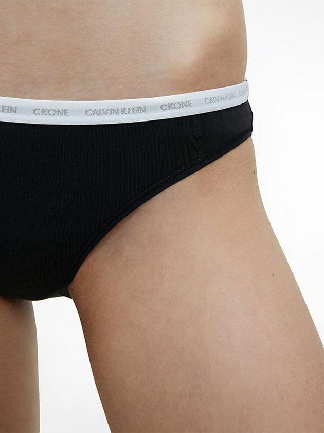 Black Calvin Klein 2 Pack Bikini - CK One Women Briefs | PJEG-37409